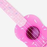 Pembe Donut Desenli Ukulele