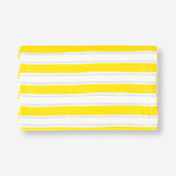 Yellow striped tablecloth - 140x220 cm