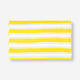 Yellow striped tablecloth - 140x220 cm