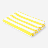 Yellow striped tablecloth - 140x220 cm