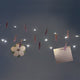 String lights - Purple clips