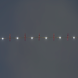 String lights - Purple clips