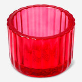 Pembe Cam Tealight Mumluk