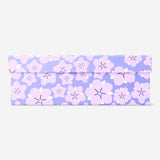 Storage box with purple flower - 14x20 cm