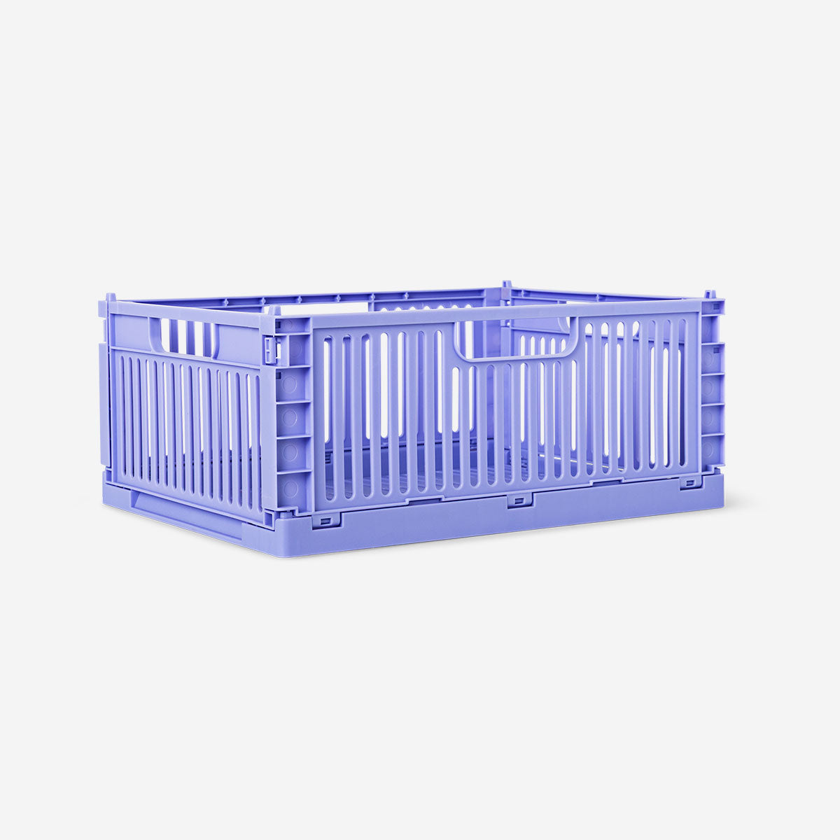 Purple collapsible storage box - 30x22 cm