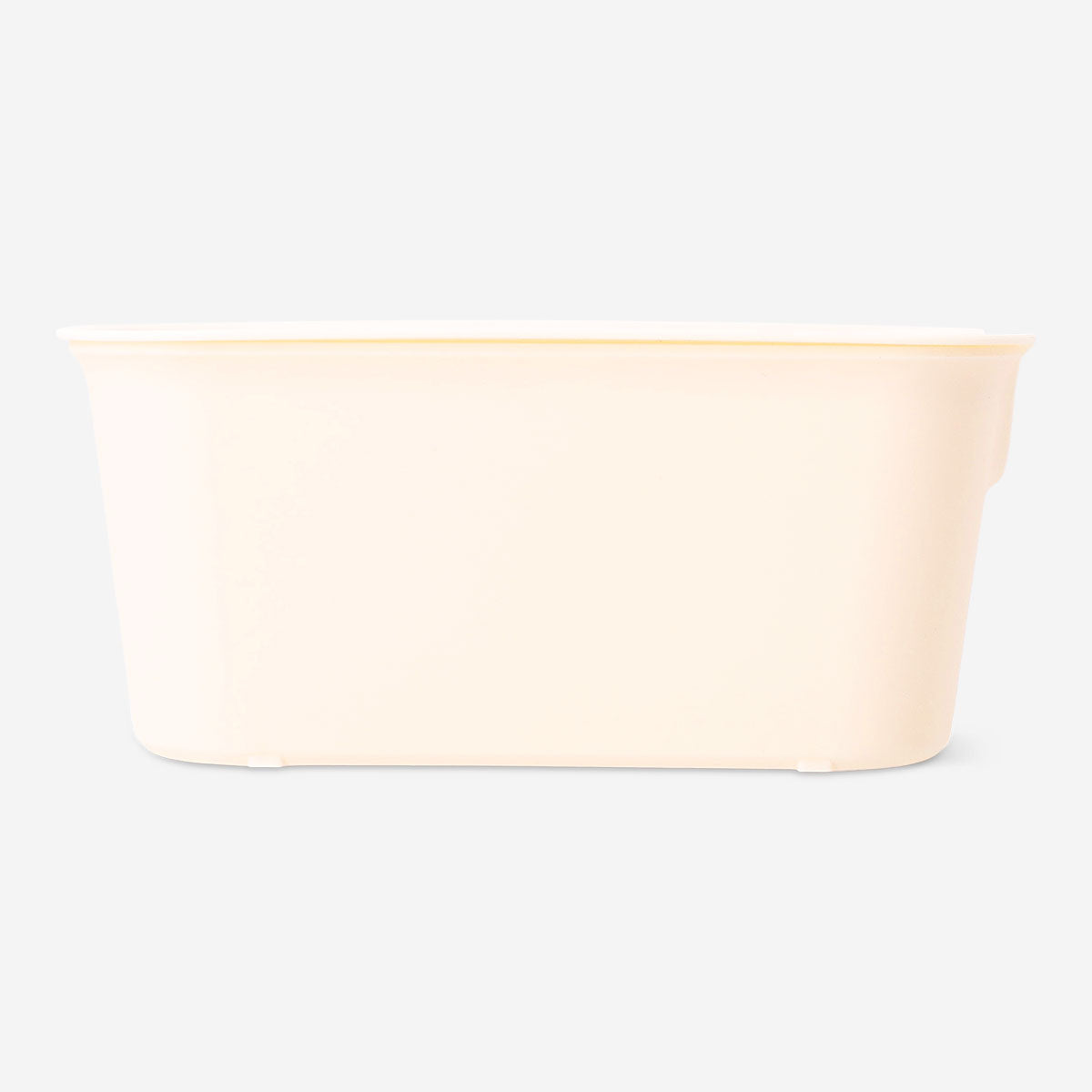 Yellow storage box with lid - 13x19 cm