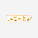 Ceramic oven dish with leaf design - 12x20 cm