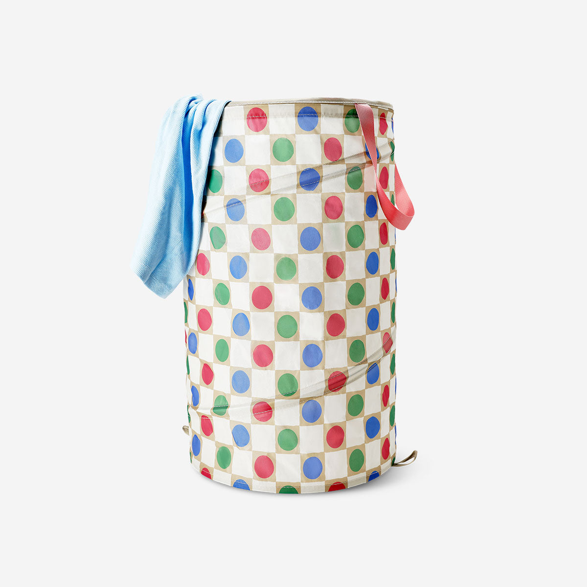 Laundry basket with colourful dots - 35x48 cm