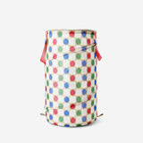 Laundry basket with colourful dots - 35x48 cm