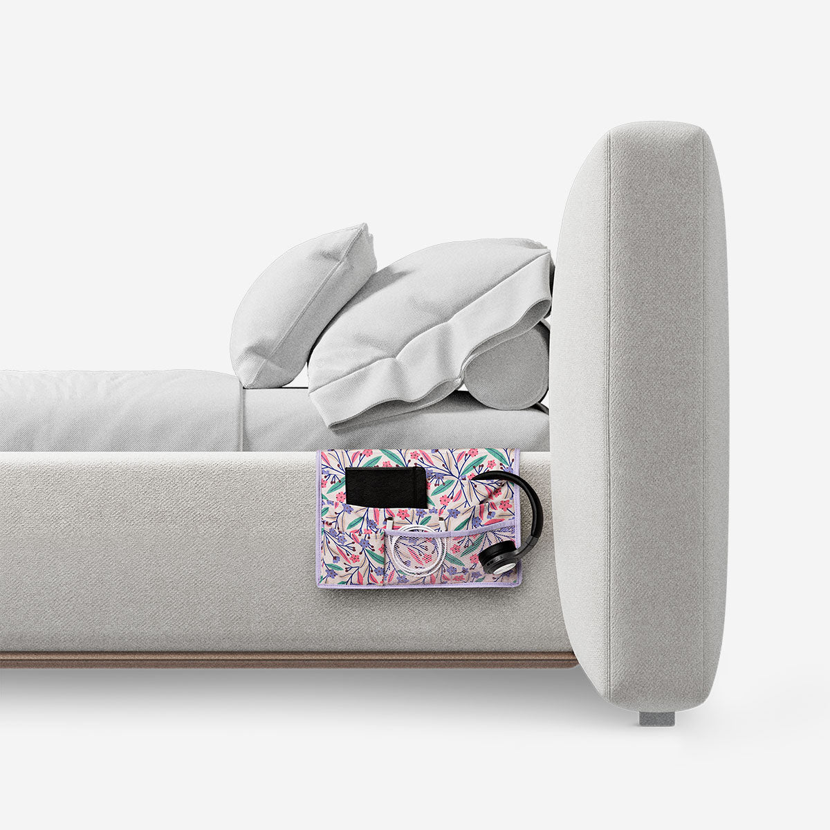 Floral bed pocket - 44x39 cm
