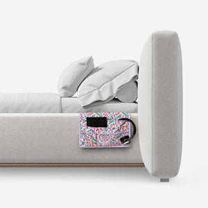 Floral bed pocket - 44x39 cm