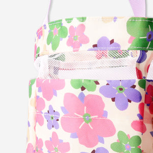 Floral hanging organiser for bathroom