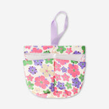 Floral hanging organiser for bathroom