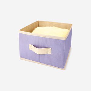 Purple storage basket - 13x30 cm