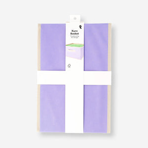 Purple storage basket - 20x30 cm