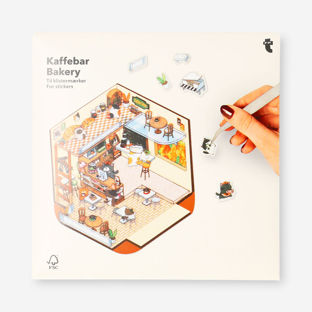 3D sticker scene - Bakery