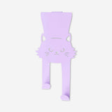 Purple cat hook for the door