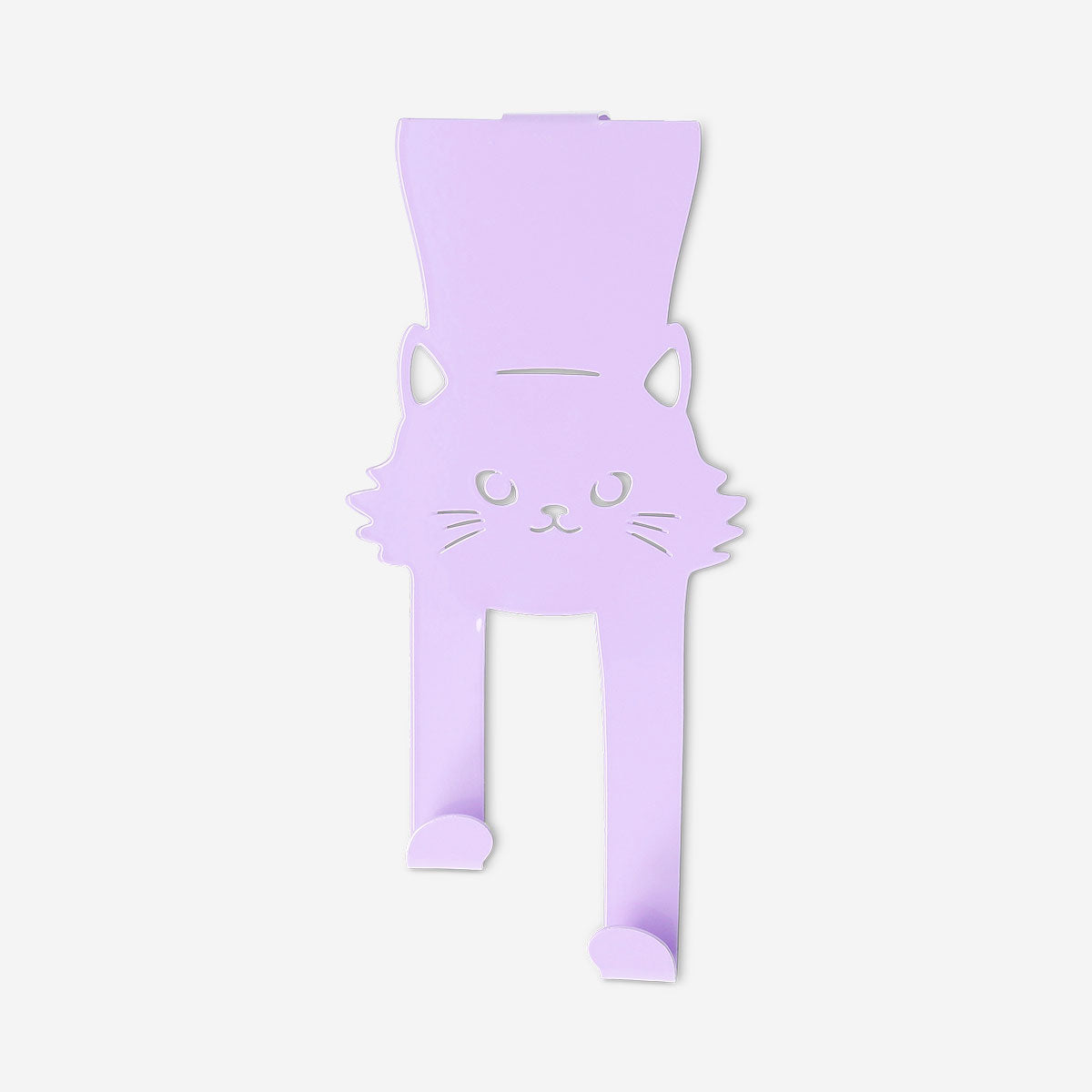 Purple cat hook for the door