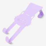 Purple cat hook for the door