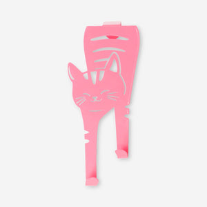 Pembe Kedi Şeklinde Kapı Askısı