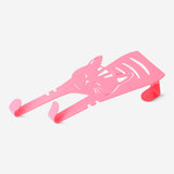 Pembe Kedi Şeklinde Kapı Askısı