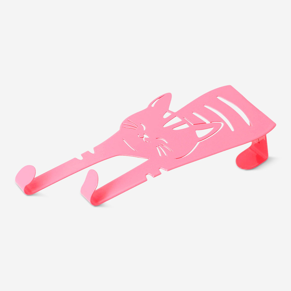 Pembe Kedi Şeklinde Kapı Askısı