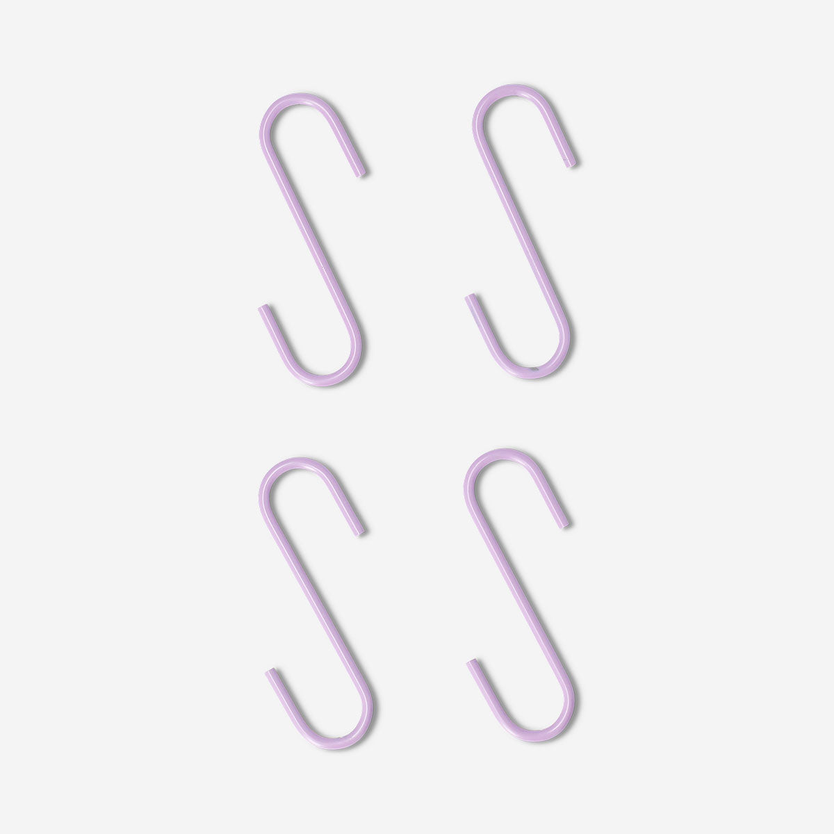 Lilac S-hooks - 2 pcs