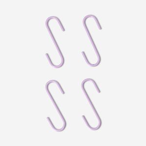 Lilac S-hooks - 2 pcs