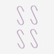 Lilac S-hooks - 2 pcs