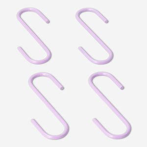 Lilac S-hooks - 2 pcs