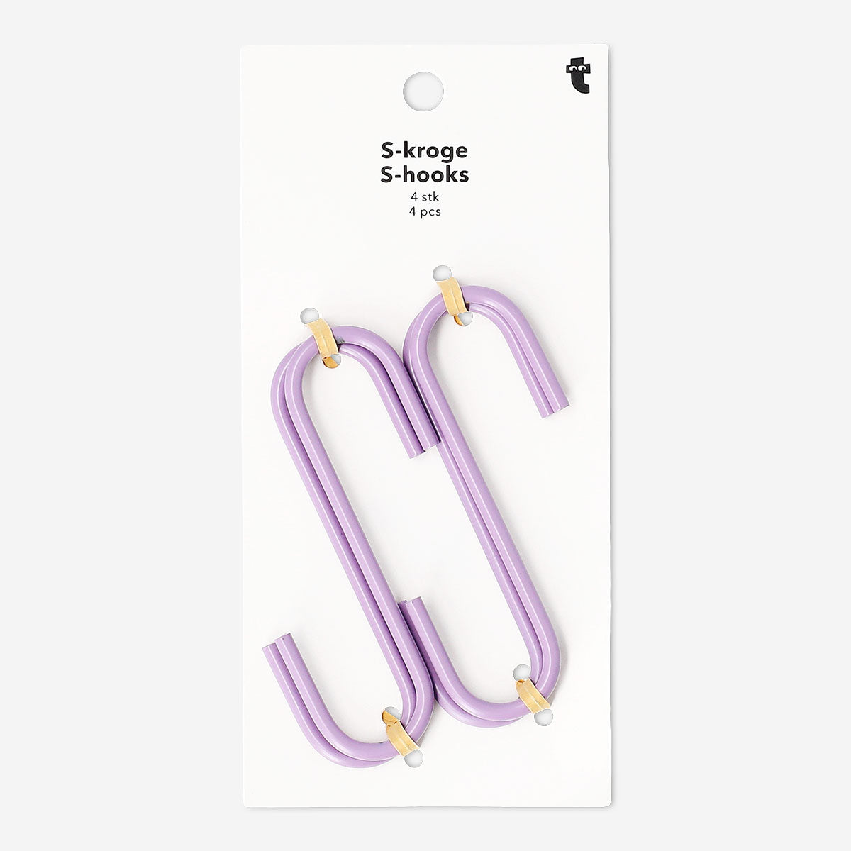 Lilac S-hooks - 2 pcs