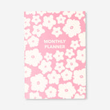 B5 floral monthly planner