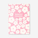 B5 floral monthly planner