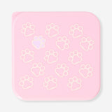 Snack box with paw print - 12x12 cm