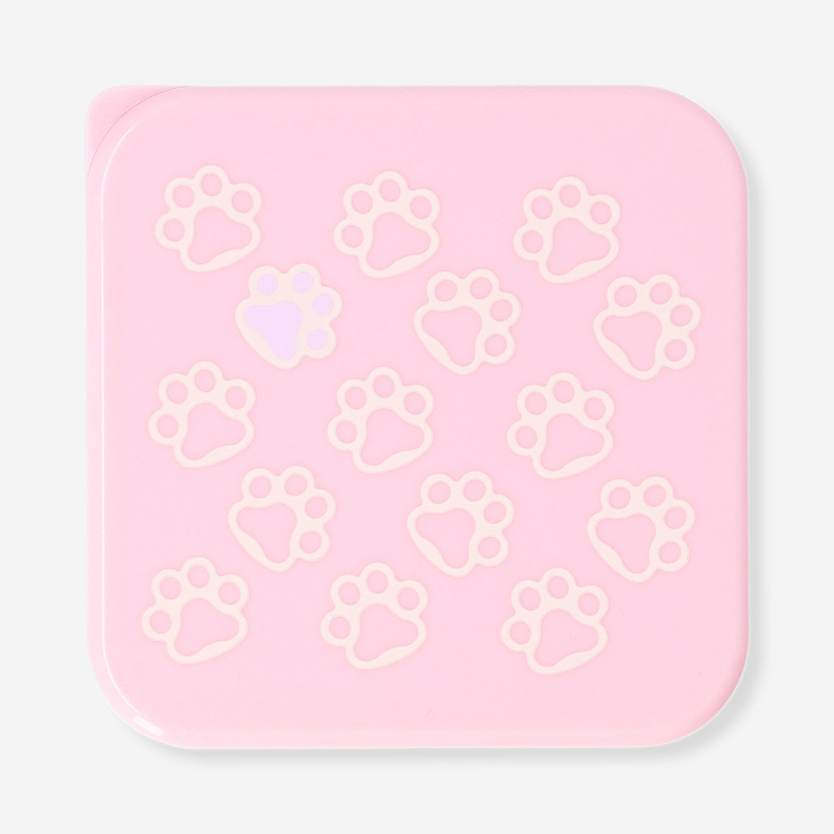 Snack box with paw print - 12x12 cm