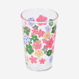 Çiçek Desenli Cam Bardak 220 ml