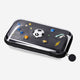 Black hardcase pencil case with sports icons