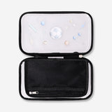 Black hardcase pencil case with sports icons