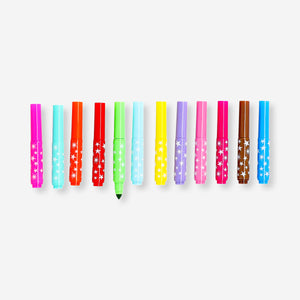 12'li Mini Unicorn Temalı Fosforlu Kalem