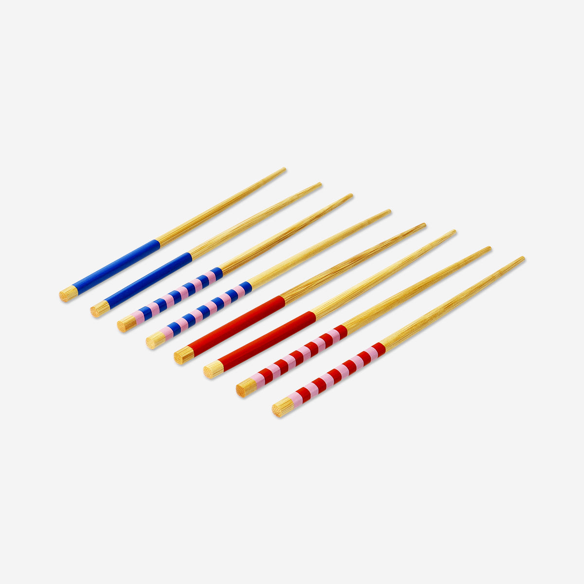 4'lü Renkli Ahşap Chopstick