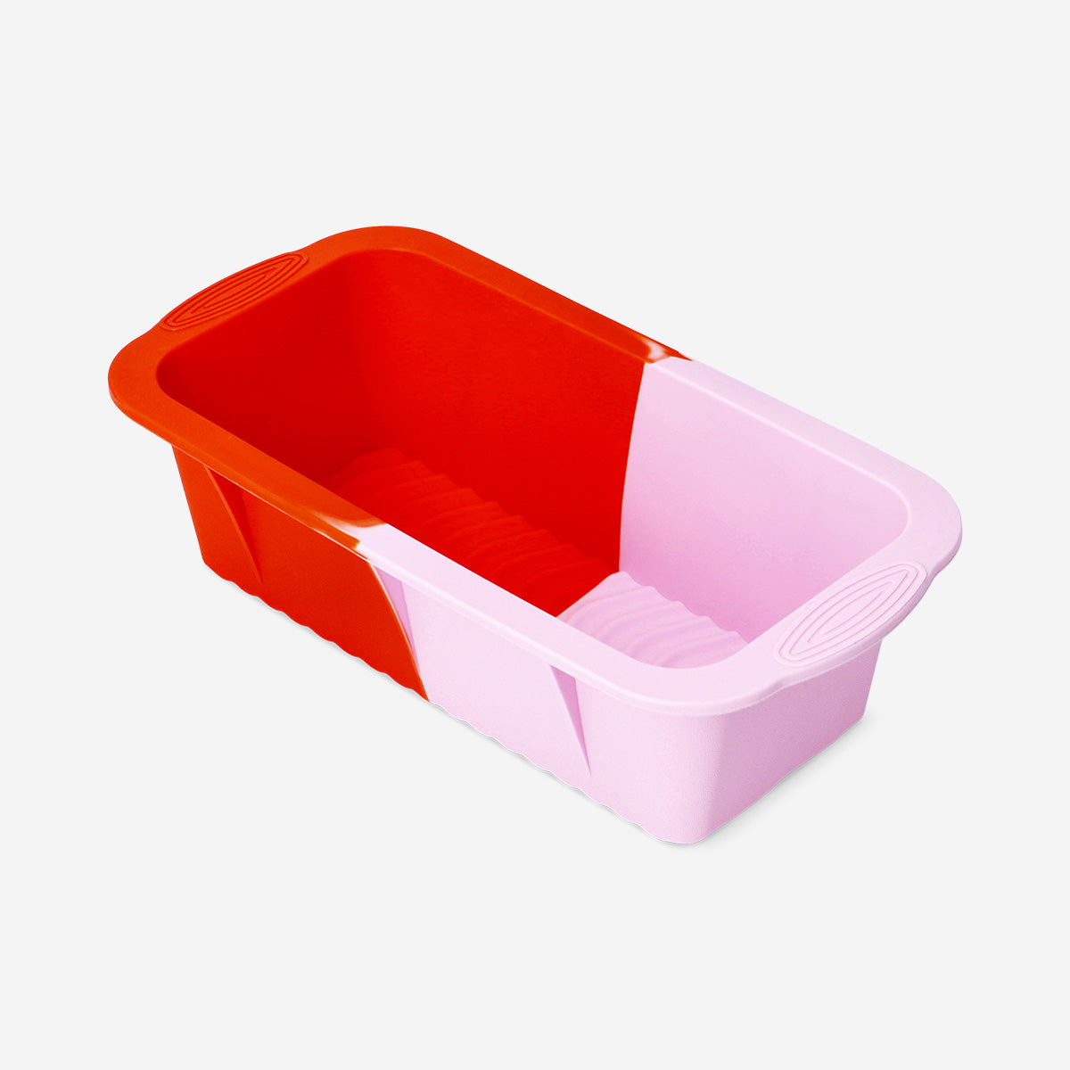 Pembe ve Kırmızı Silikon Baton Kek Kalıbı