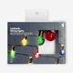 Outdoor string lights - Multi coloured bulbs