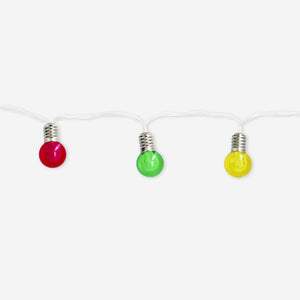 Outdoor string lights - Multi coloured bulbs