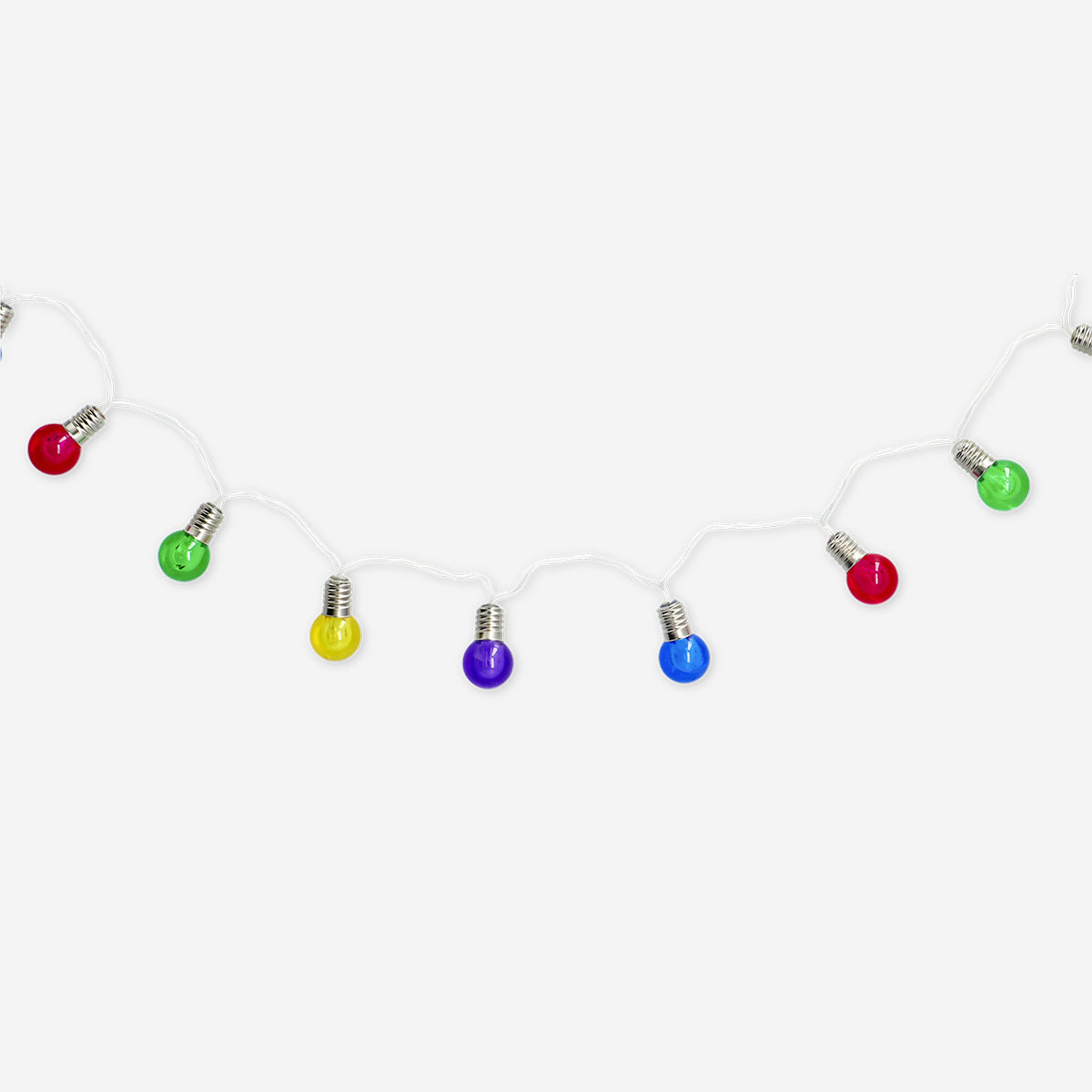 Outdoor string lights - Multi coloured bulbs