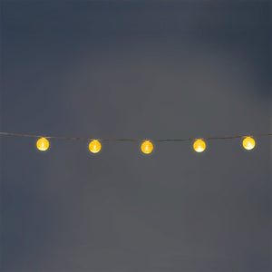 String lights - Small ivory thread balls