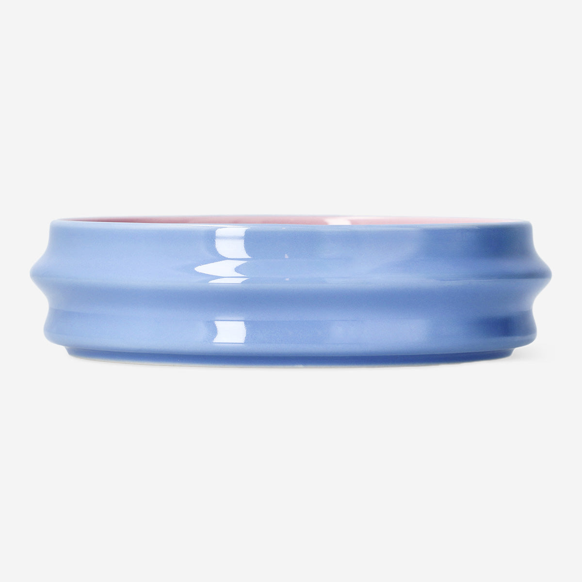 Mavi ve Pembe Seramik Kase 15 cm