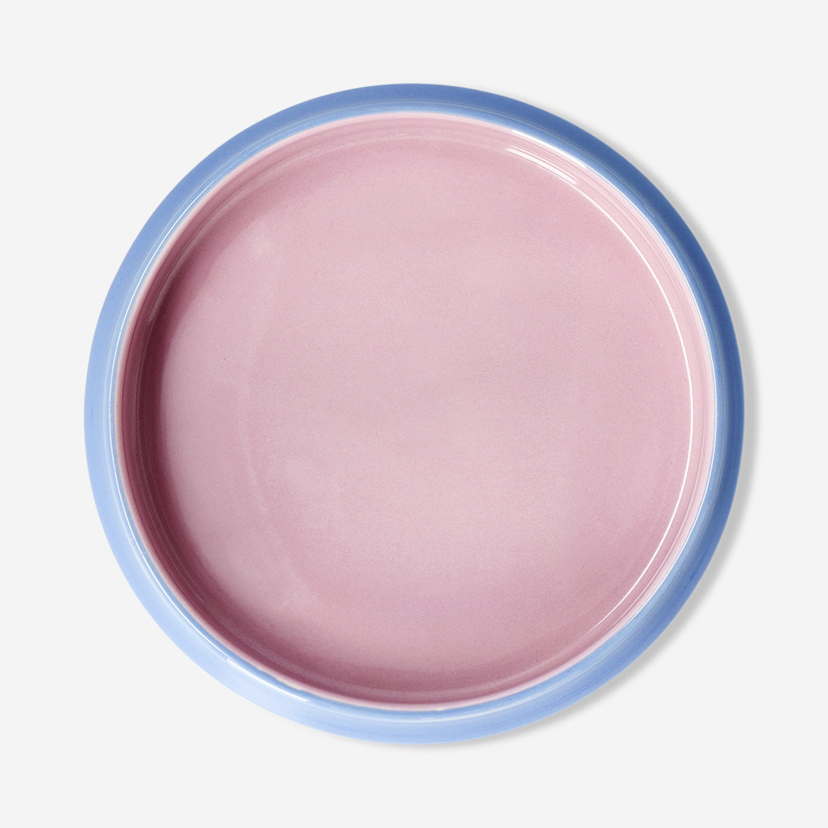 Mavi ve Pembe Seramik Kase 15 cm