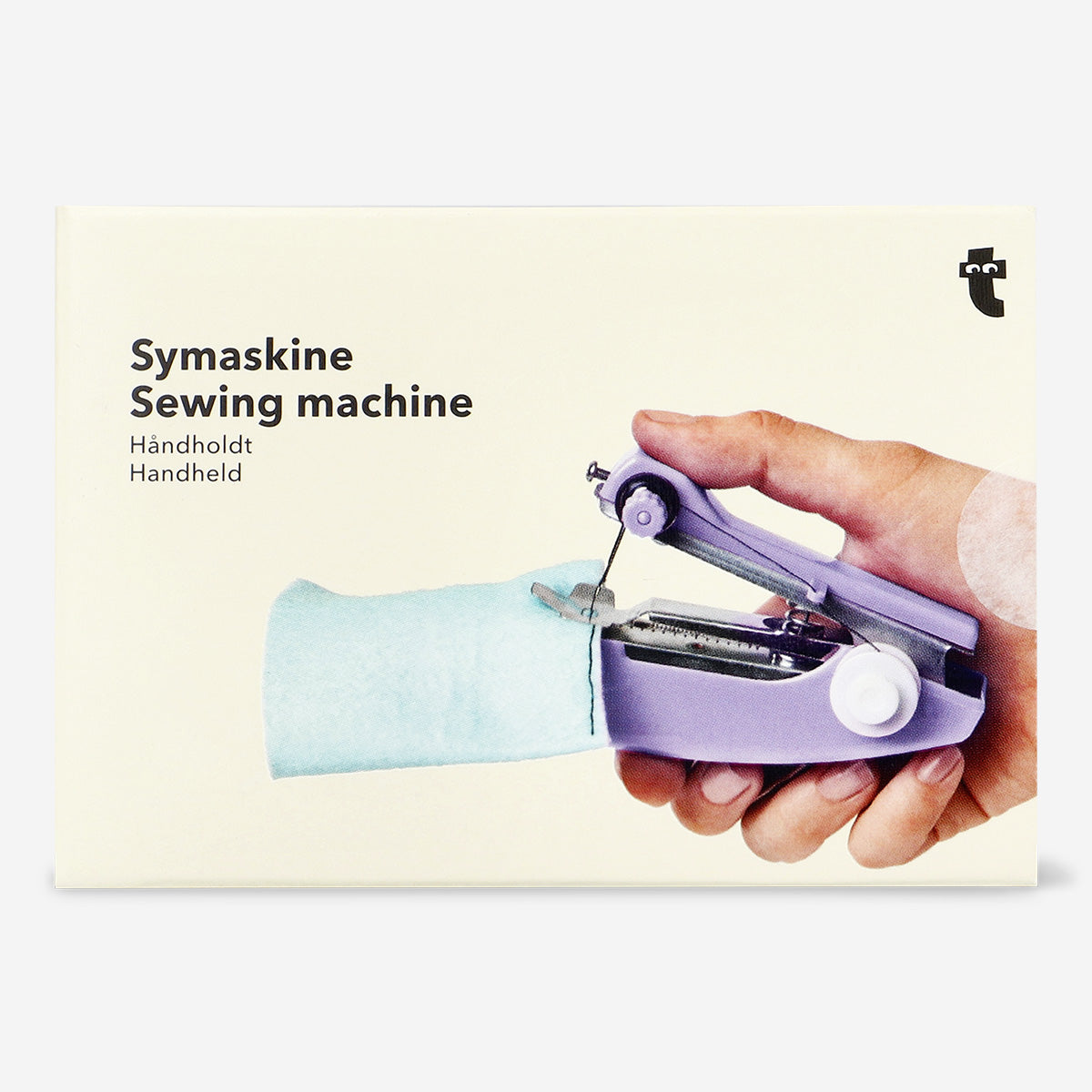 Purple handheld sewing machine