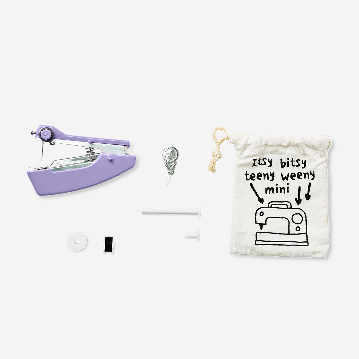Purple handheld sewing machine