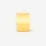 White LED pillar candle - 10 cm